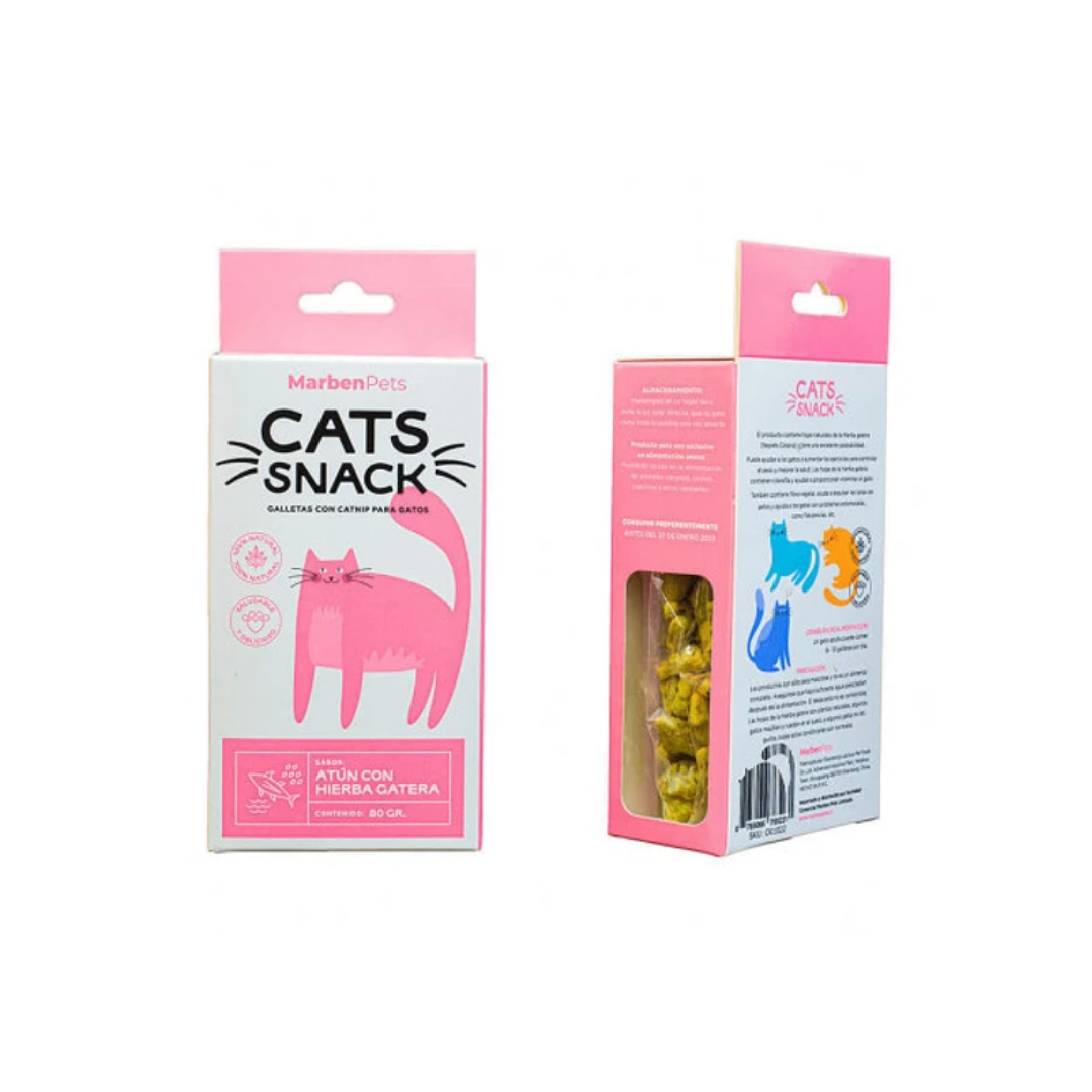 CATS SNACK GALLETAS PARA GATOS - 80 GR