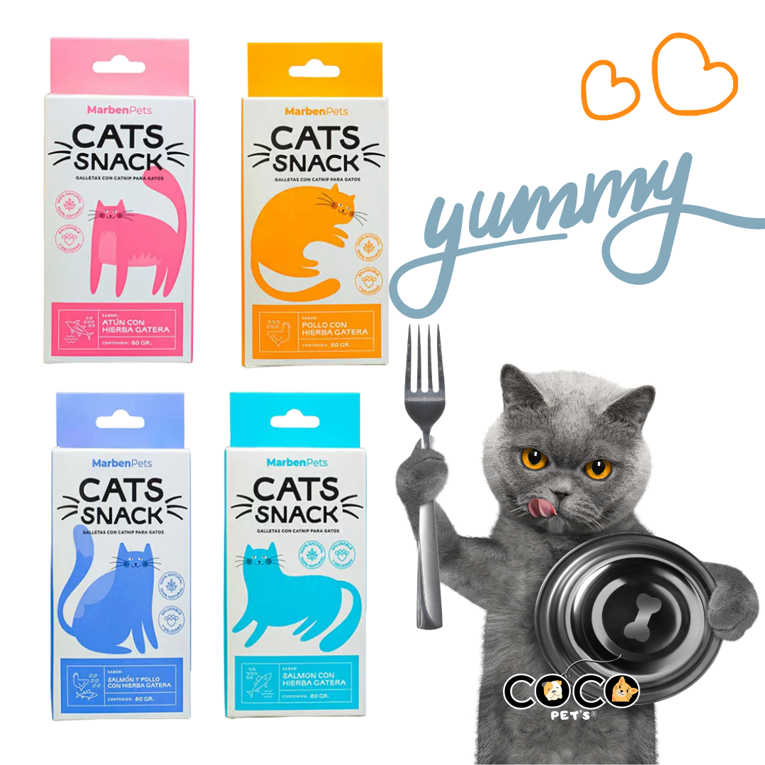 CATS SNACK GALLETAS PARA GATOS - 80 GR