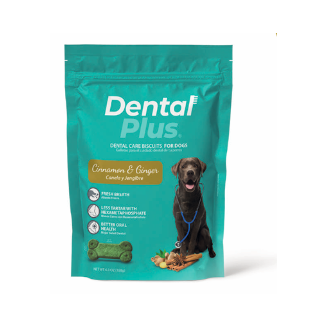 DENTAL PLUS - GALLETAS DENTAL CARE - CANELA JENGIBRE - 180 GR