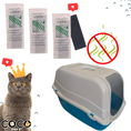 Cargar la imagen en la vista de la galería, KIT BAÑO SANITARIO CUBIERTO ROMEO PARA GATOS + 3 FILTROS
