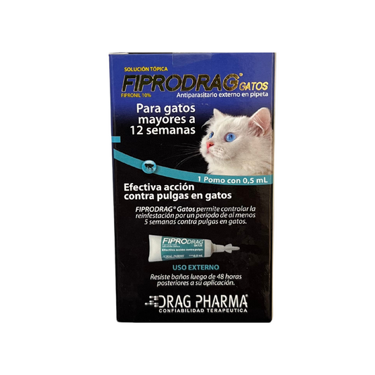 PIPETA FIPRODRAG GATOS - 0.5 ML