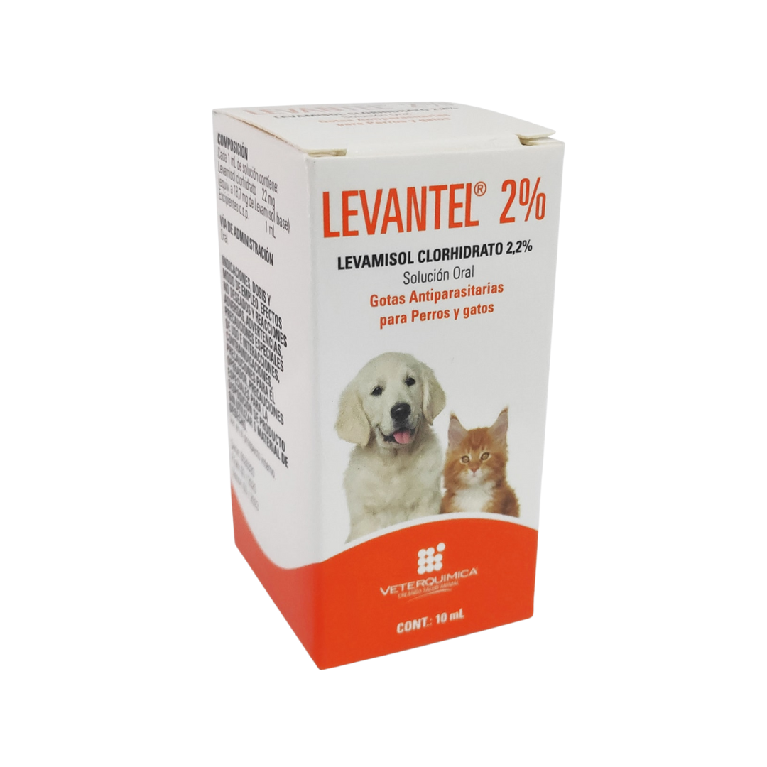 LEVANTEL - ANTIPARASITARIO PARA PERROS Y GATOS - 10 ML