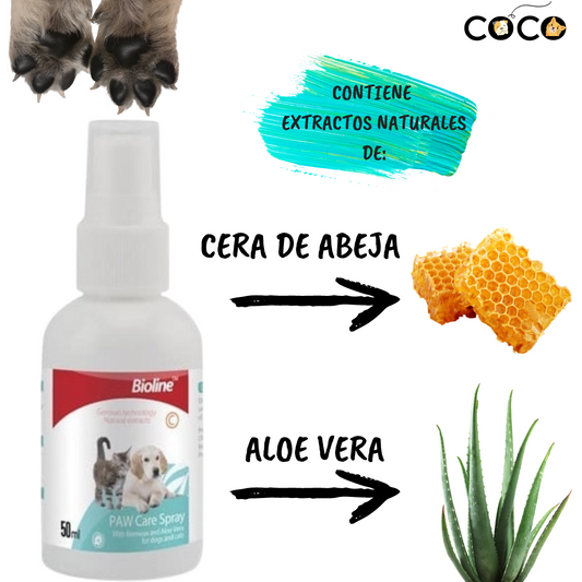 BIOLINE - PAW CARE SPRAY PARA PATITAS - 50 ML