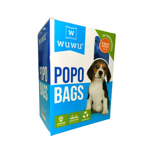 WUWU - BOLSAS PARA FECAS OXIBIODEGRADABLES - 20 ROLLOS - 400 UNID